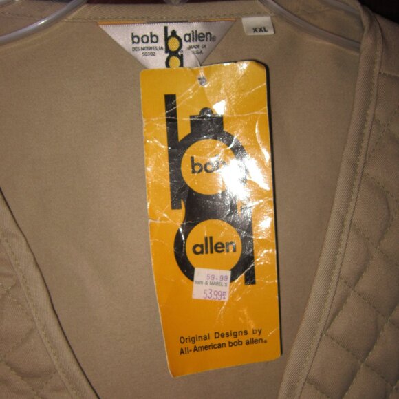 VTG New Men's Bob Allen XXL Trap Duck Shooting Vest Quilted Gun Pad Batting USA - Picture 3 of 3